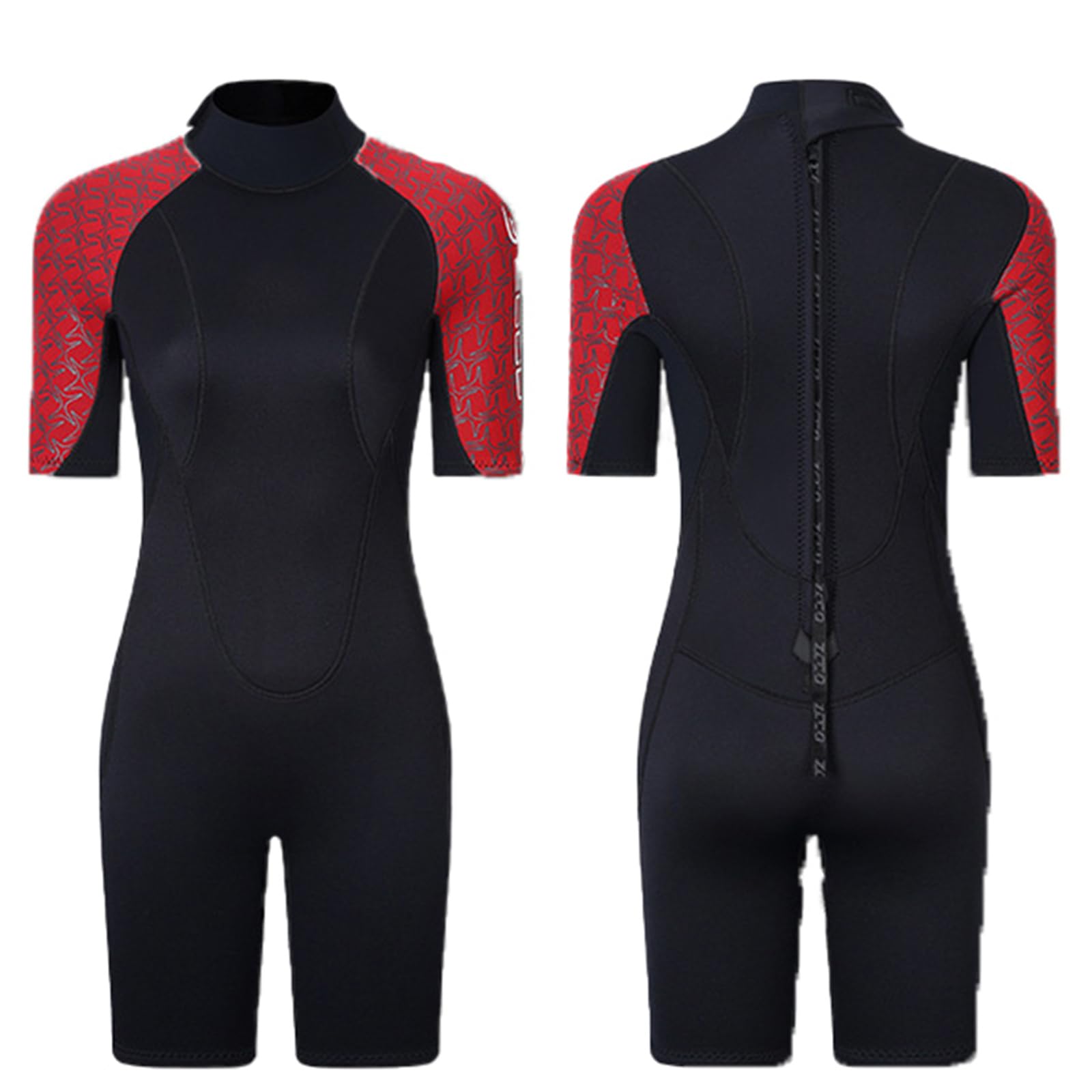 FAXIOAWA Shorty 3mm Muta in Neoprene Elasticizzato One Piece Dive Skin UPF50+ Costumi da Bagno Termici per Surf Nuoto Snorkeling Immersioni subacquee