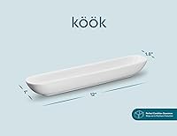 Vista 6 de KooK Bandeja de bote de oliva, juego de 2, bandeja de charcutería, suministros de mesa de pasto, accesorios para tabla de charcutería, plato