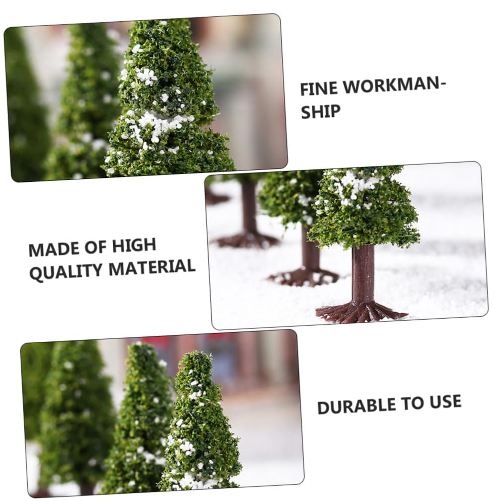 MAGICLULU 30pezzi Alberi Modello di Pino Paesaggio Albero per Scenari Modellini di Treni Architettura Modelli Progetto Scolastico Realizzato Materiali