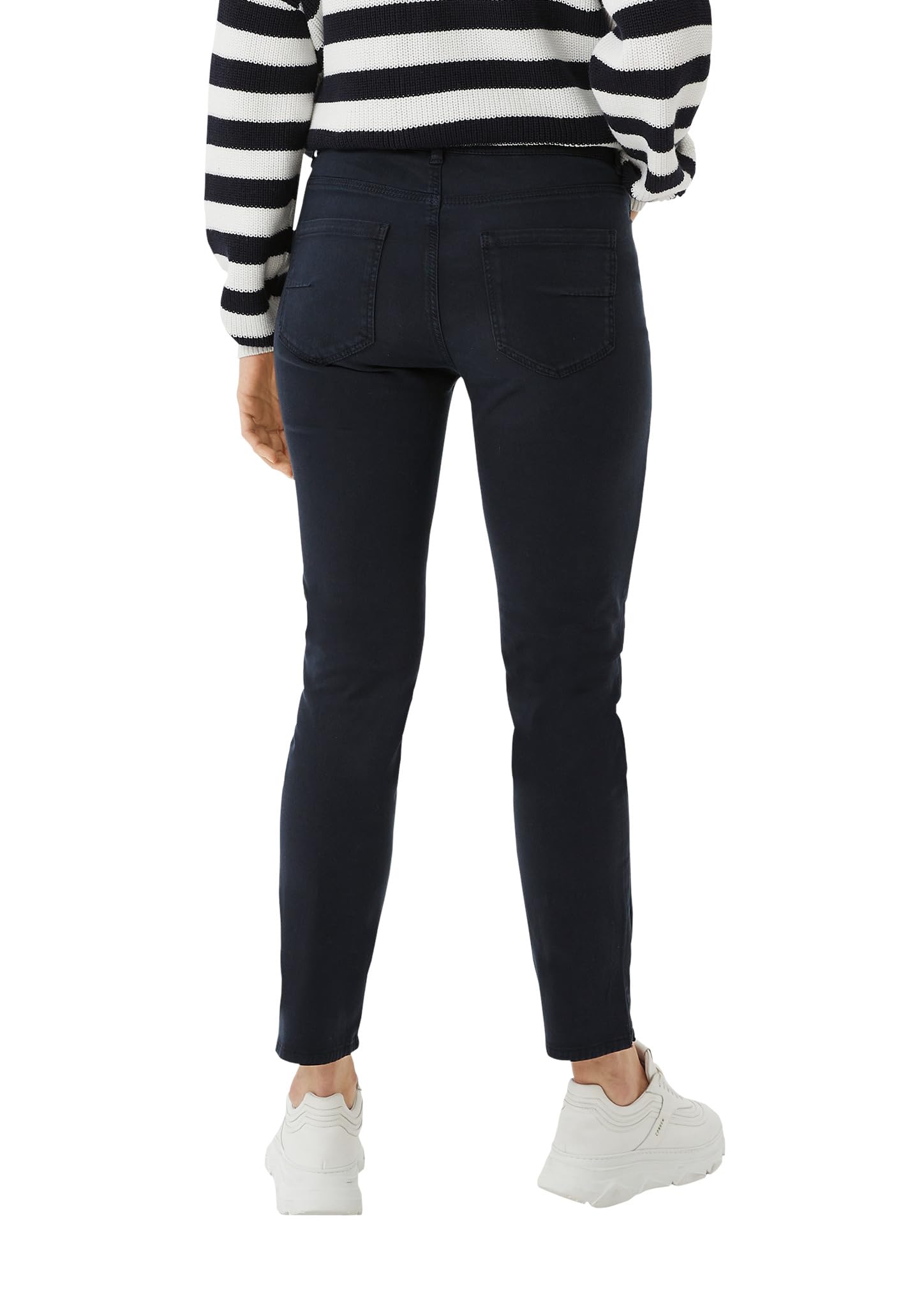 Comma Satinhose mit Skinny Leg