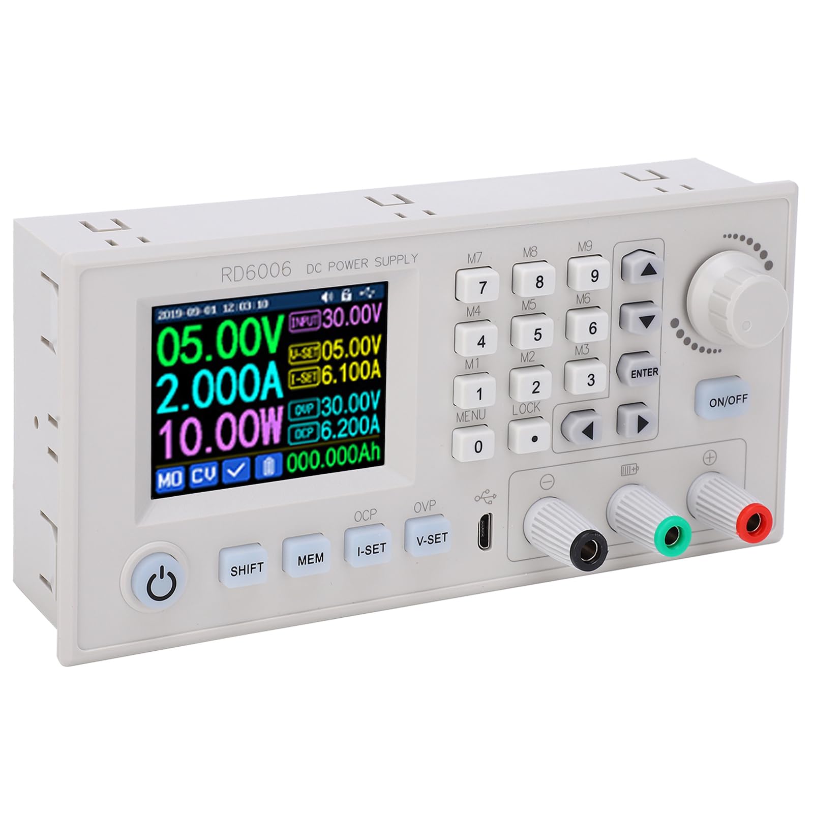 Cocoarm Regulowany Zasilacz Prądu Stałego ABS Adapter Regulatora Napięcia Prądu Stałego 6 V do 70 V Wejście 0 do 60 6 A 360 W LCD OVP OCP Testowania Fabrycznego Naprawy Elektroniki Laboratoryjnej