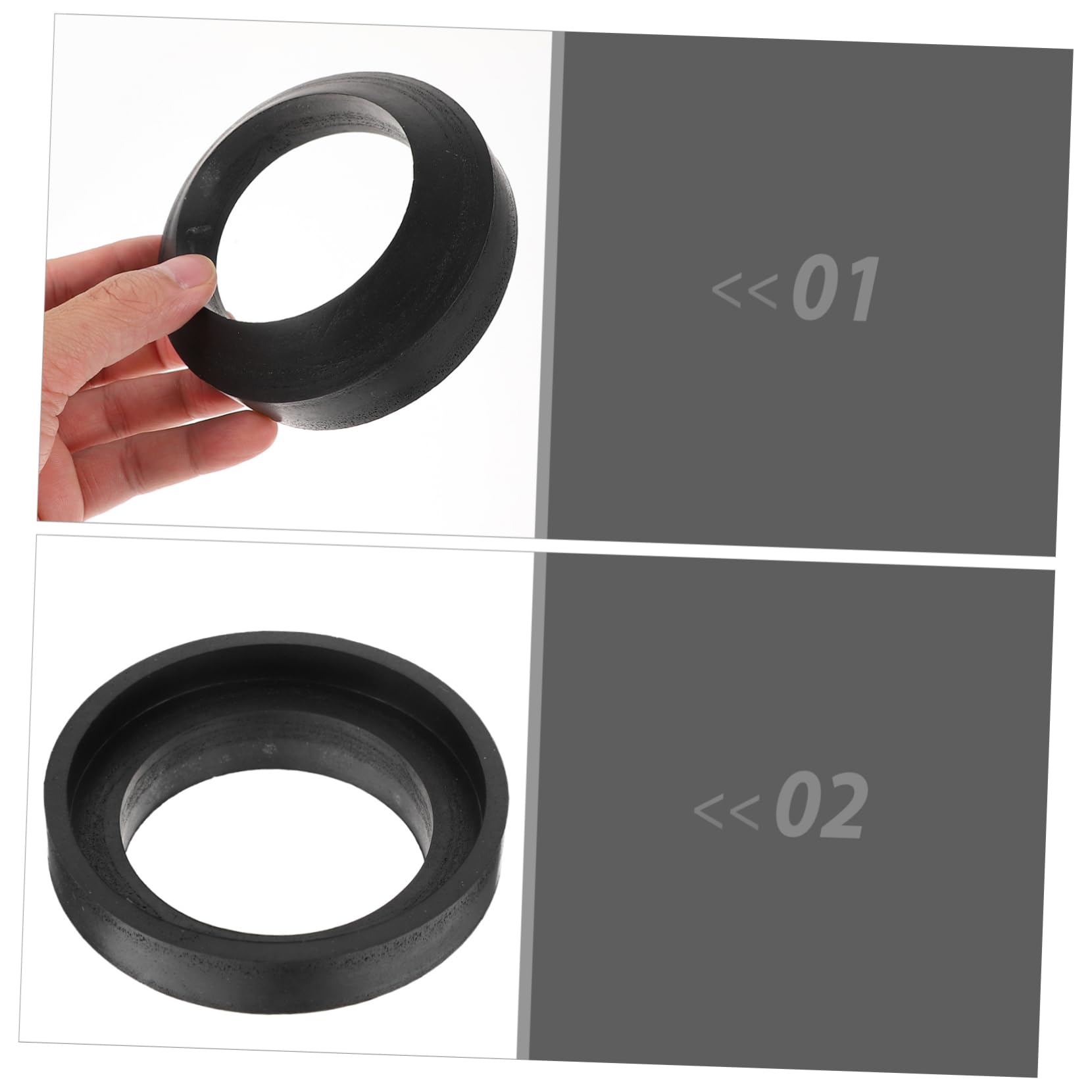 VILLCASE 3 Set Accessori per Riparazione Wc Kit Guarnizione per Cisterni Fissaggio e Accoppiamento per Serbatoi Materiale Alta Facile da Installare