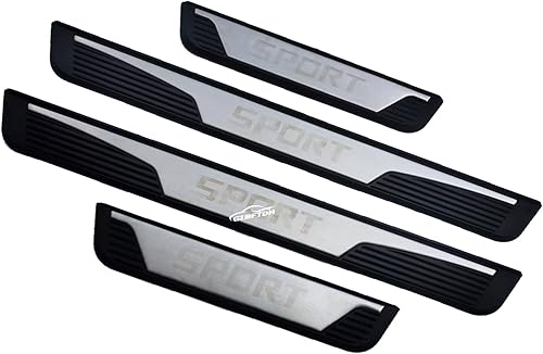 GZBFTDH Protector de placa para umbral de puerta de automóvil, para Toyota Corolla 2015-2022 2023 2024, accesorios de acero con cubierta de plástico