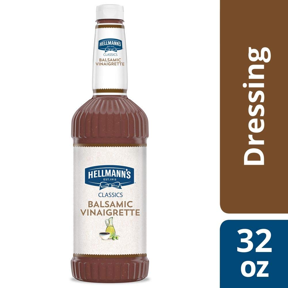 Hellmanns Classics Balsamic Vinaigrette Salad Dressing Salad Bar Bottles Gluten Free No Artificial Flavors or High Fructose Corn Syrup Colors from Natural Sources 32 oz Pack of 6 product thumbnail 6