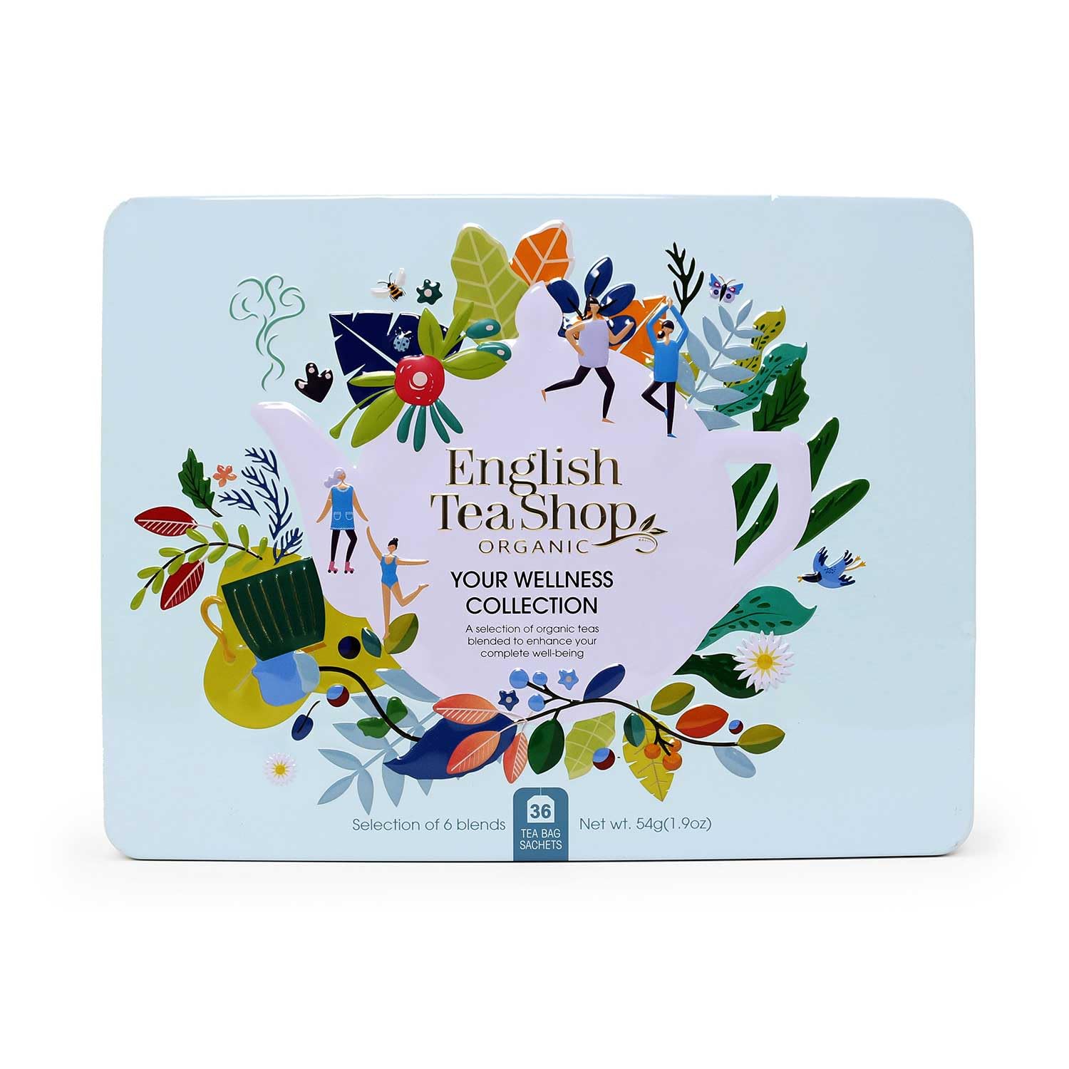 English Tea Shop - Coffret infusions bien-être bio - 36 sachets d'infusions parmi nos 6 mélanges bien-être - Coffret tisane idée cadeau
