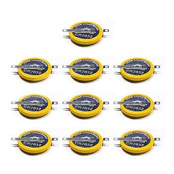 ゲームボーイ　交換用CR2032 100個セット 100 個 CR2032 バッテリーはんだタブ付き 3V ボタン電池