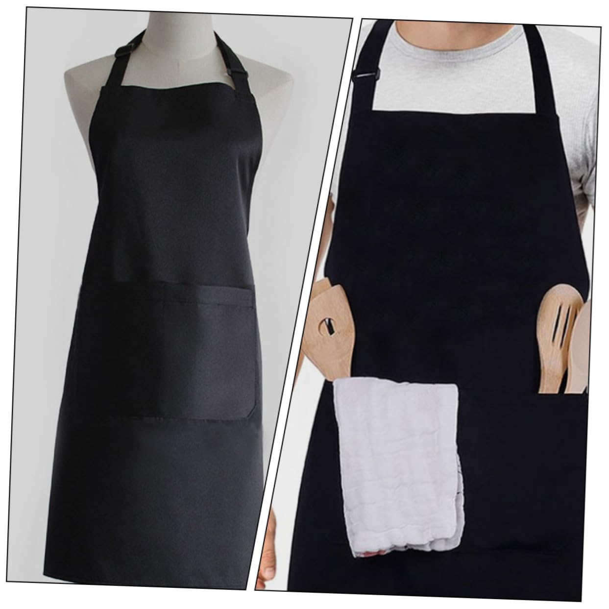 Set Di 2 Grembiuli Da Lavoro Da Cucina Neri Divertente Grembiule Per Adulti Grembiuli Da Grill Da Uomo Grembiule Barbecue Grembiule Bbq Protettore Di Cottura
