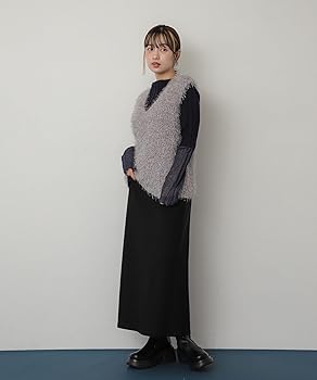 Amazon | [センスオブプレイス] ベスト モールフェザーニット