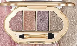 4 Color Shimmer Metallic Eyeshadow Palette, R...