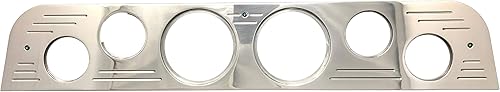 Dolphin Gauges Compatible con 1967 1968 1969 1970 1971 1972 Ford Truck 6 Gauge Dash Panel Inserto – Aluminio pulido Billet