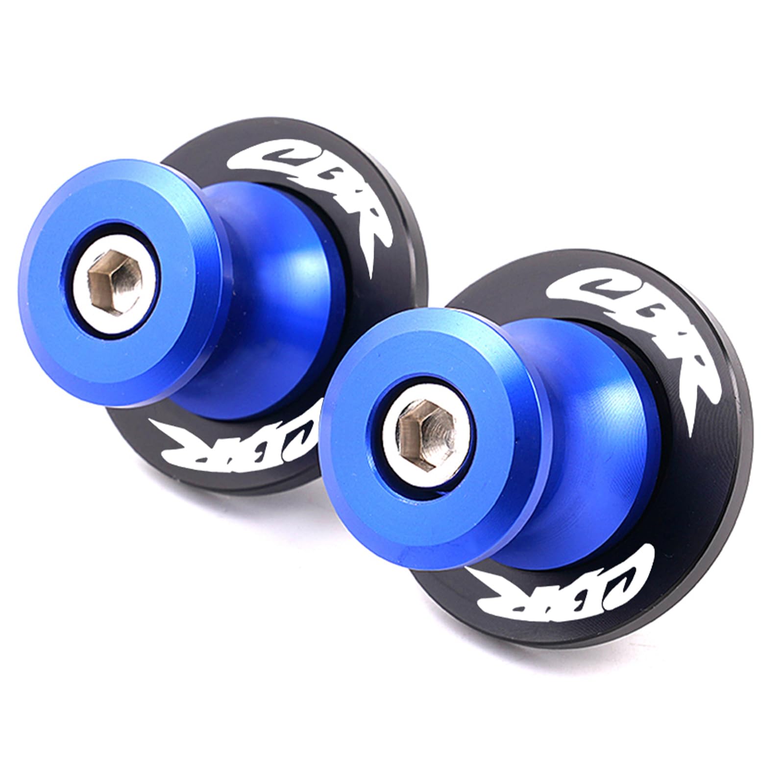 8mm Nottolini Per CBR600RR CBR1000RR CBR 600 900 1000 RR CBR 900 RR 954 RR 250R Accessori Moto Vite per Cavalletto M8 Bobine Forcellone Oscillante (Blu)