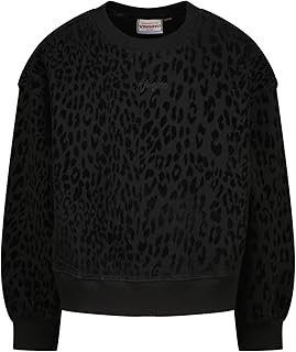 Girls Niza in Color Deep Black Size of The Collection Aw25 Sudadera, Profundo Negro, 14 años para Niñas