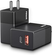 FEDUS 45w GaN Charger Fast Charger Gan Adapter 1 Type C &amp; 1 USB Port Fast Charging Adapter Wall Charger for Samsung, iPhon...