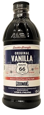 Goodmans - Route 66 Double Strength - Vanilla, No Sugar, Non-GMO - 1 Pint