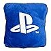 Paladone PlayStation 2-in-1 Cushion Blanket - Officially Licensed Travel Blanket, Foldable Soft Fluffy Throw, Compact Design for Gaming Room or Bedroom Decor