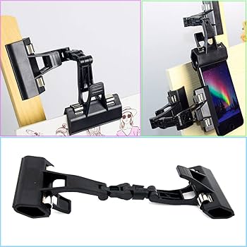 2 PCs Adjustable, Foldable, And Twistable Copy Holder Clip - Easel