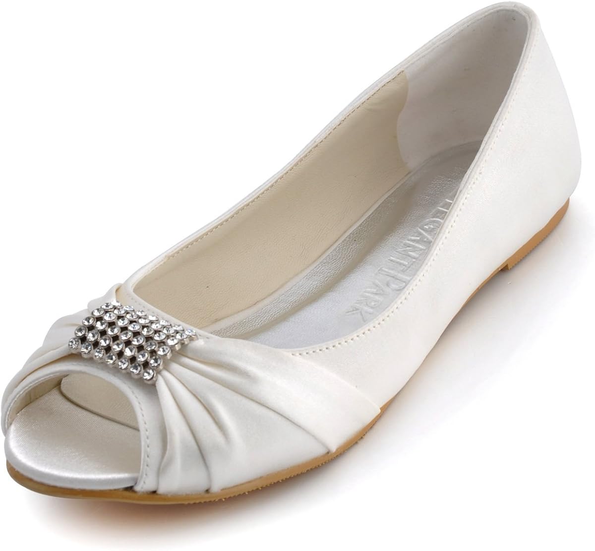 Satin wedding flats Outlet