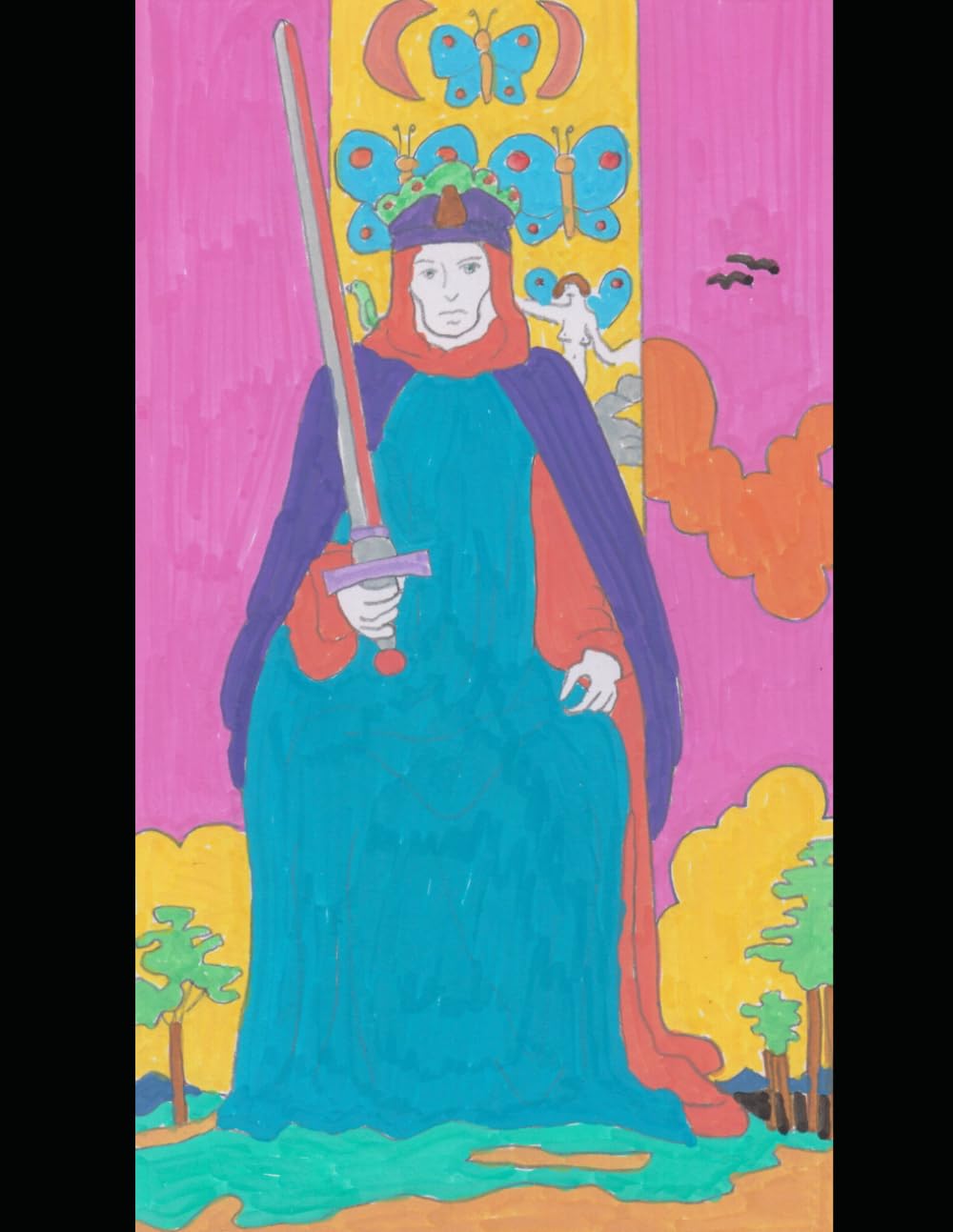 Occitan-English bilingual Tarot colouring book (Tarot Translations)