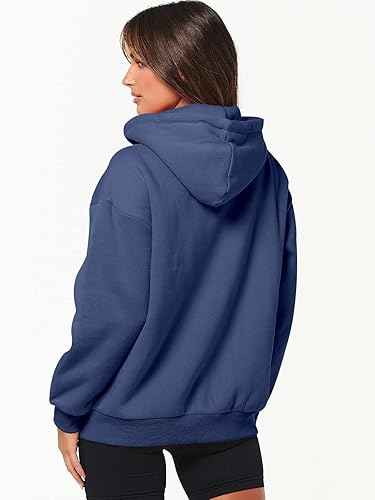 Miniatura 3 de ANRABESS Sudaderas con capucha y cremallera para mujer, de manga larga, sudaderas de gran tamaño, forro polar Y2K, con bolsillos, ropa de otoño
