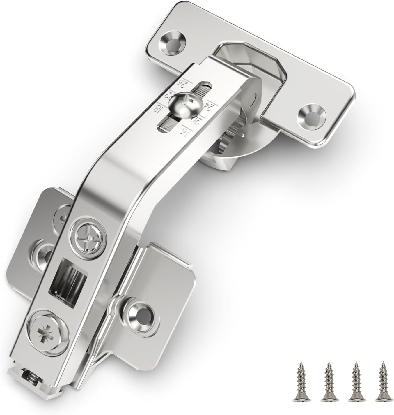 Furniware 1 Pairs 135° Lazy Susan Hinge, Full Overlay Hinges 3D