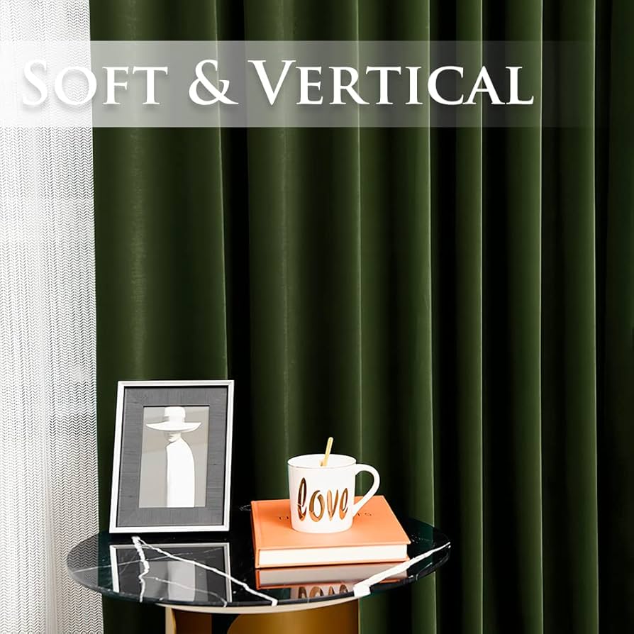 ベルベットカーテン ディープグリーン ベルベット フォレスト グリーン カーテン