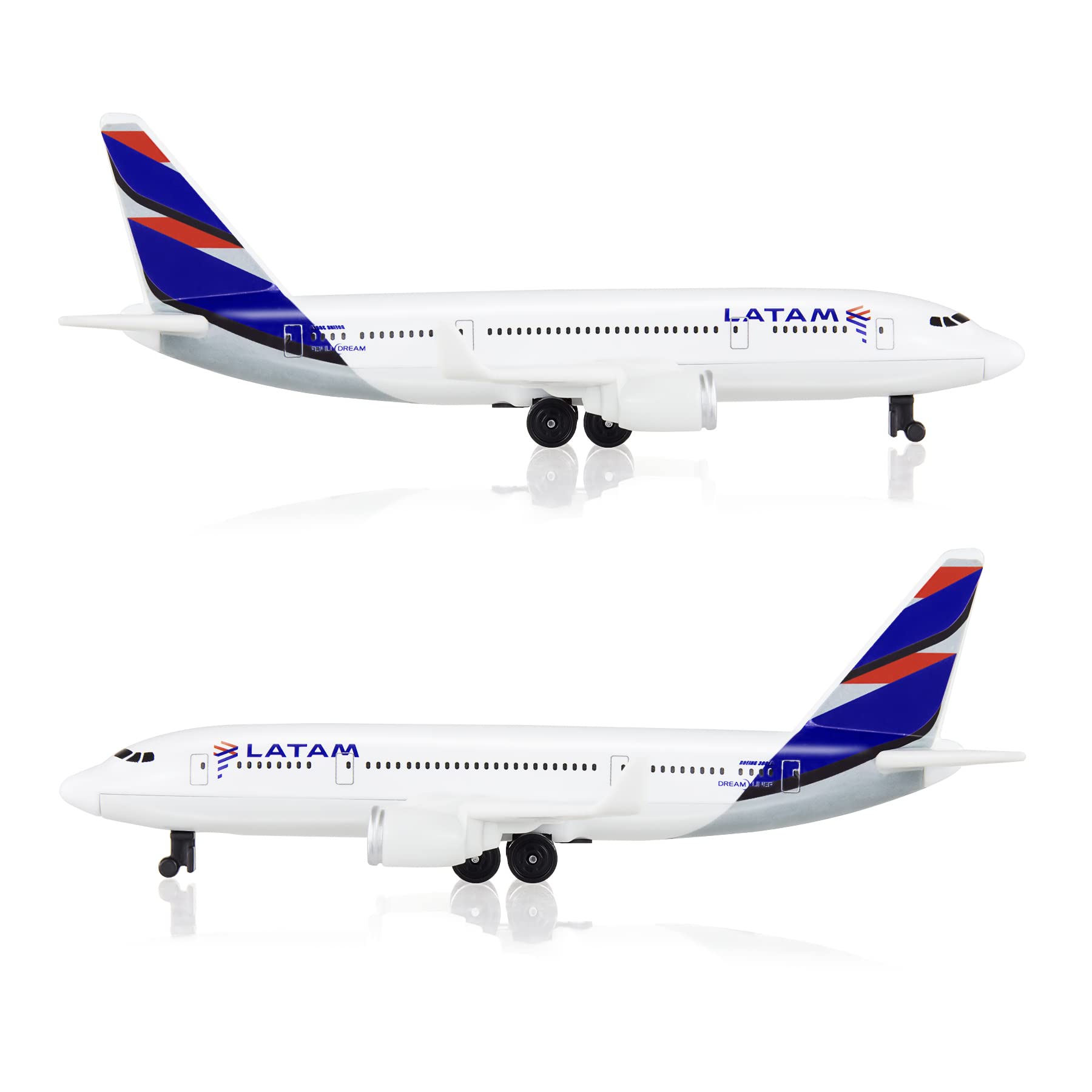 HANGOU Model Airplane American Latam Plane Model Plane Airplane for Collection & Gifts, White, 15 cm (length), 12 cm (wings) - Image 2