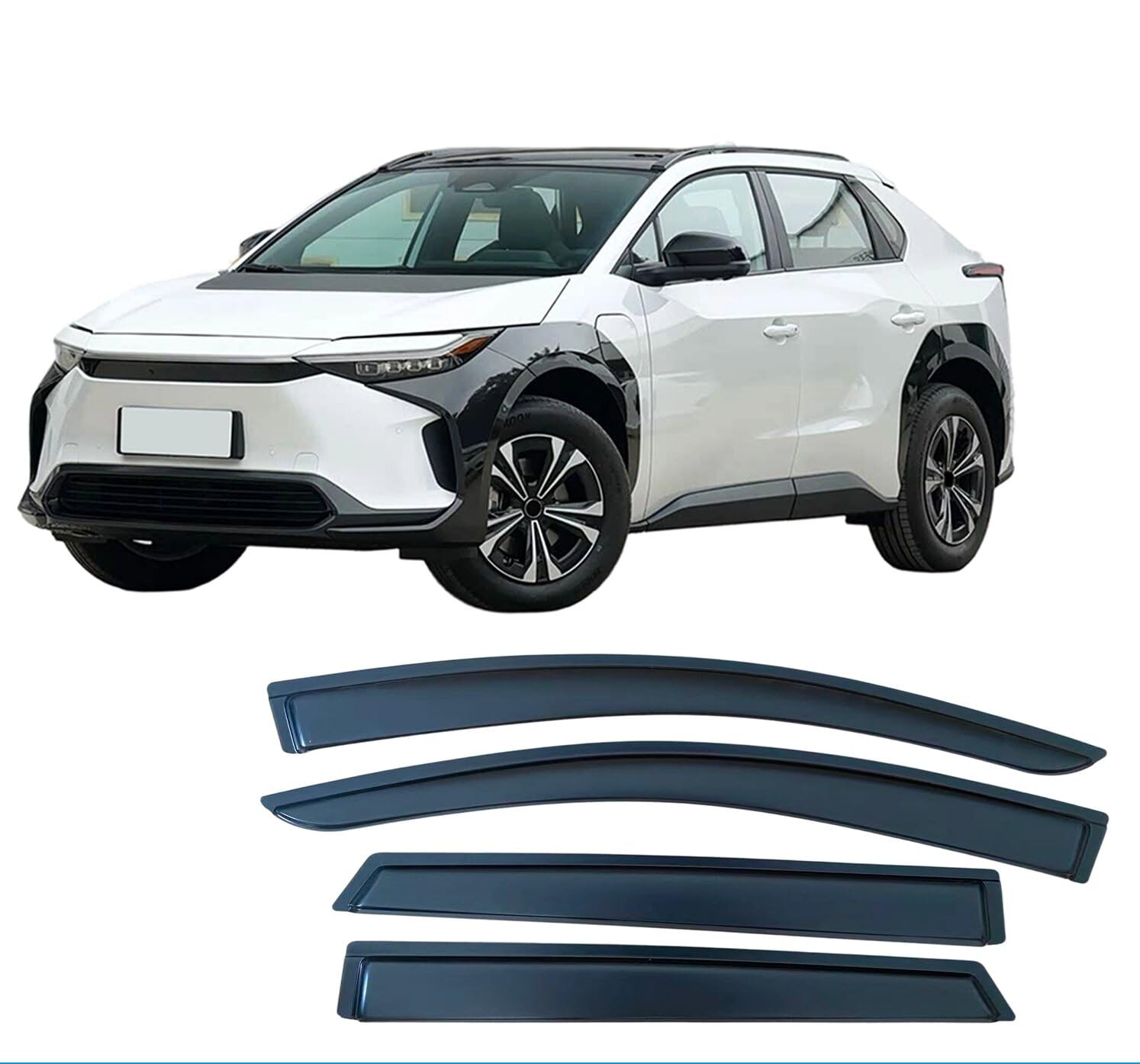 Déflecteurs de vitre Toyota BZ4X : finis la buée et les bruits de vent