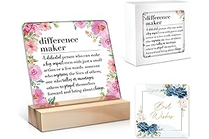 Difference Maker Acrylic Desk Decorative Sign: Gratitude for Makers