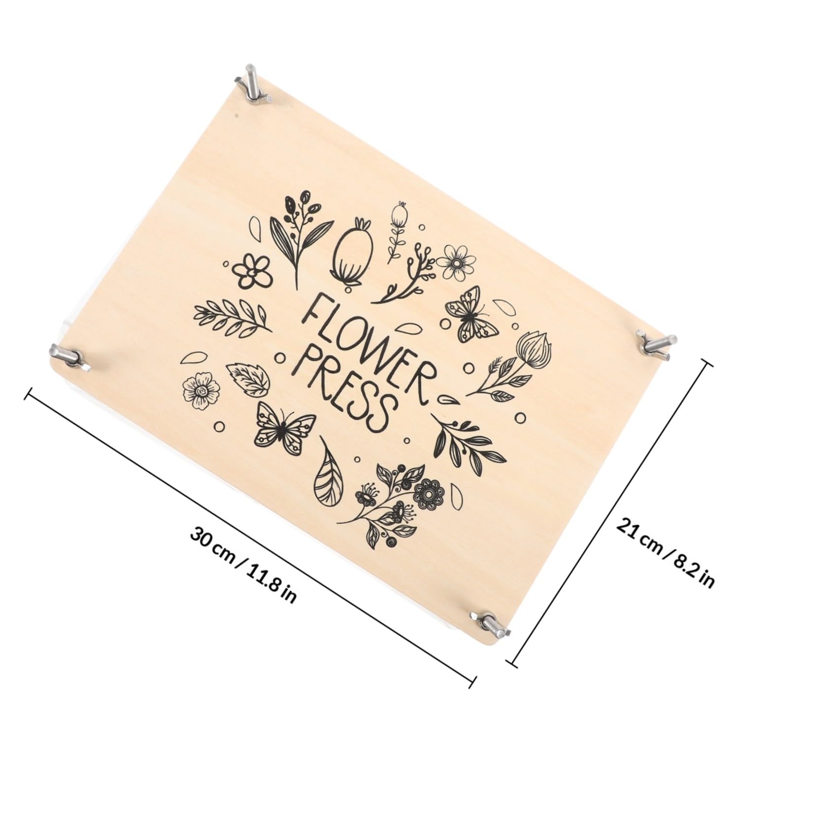 DOITOOL Kit Manualidades Prensado Flores DIY Prensa Plantas Resistente y Reutilizable Secado Uniforme para Tarjetas Scrapbooking Bodas y Arte Natural Herramienta para Amantes Plantas y