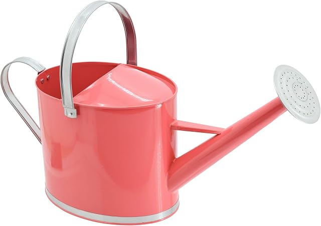 Arcadia Garden Products WC16 Canette d'arrosage chic, intérieur et extérieur, Facile à pourboire, Cadeau, 1.8 Fille, Corail