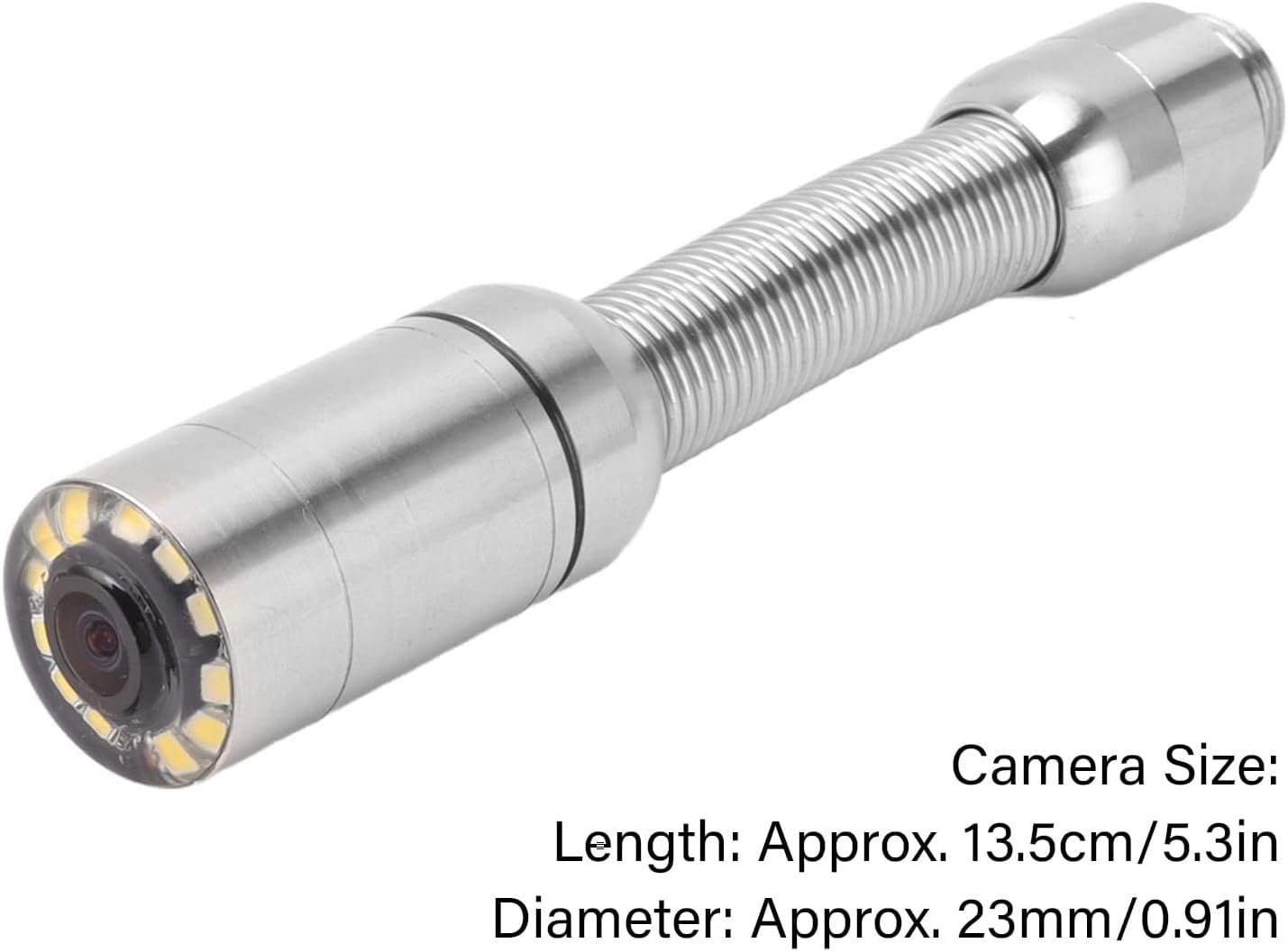 Sewer Inspection Camera Pipe Drain Endoscope 0.9inch/23mm IP68 with 12 LED Lights Professional