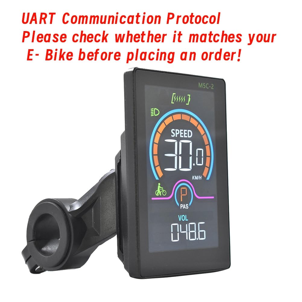 Amazon.co.jp: Jumundren M5C-2 E-Bike Bluetooth LCD ディスプレイ