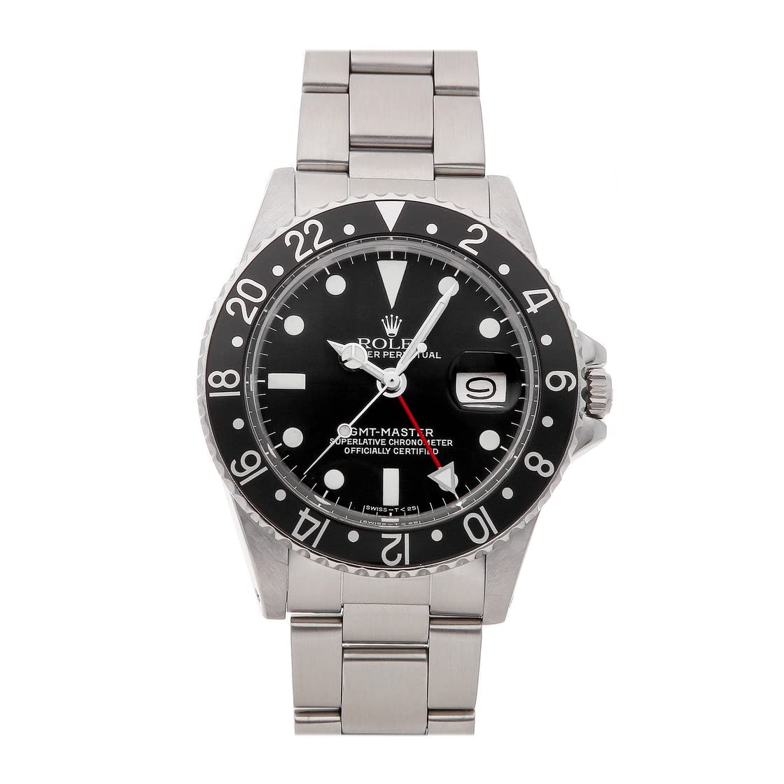 GMT-Master Automatic Black Dial Watch 1675 BLK OYS (Pre-Owned)