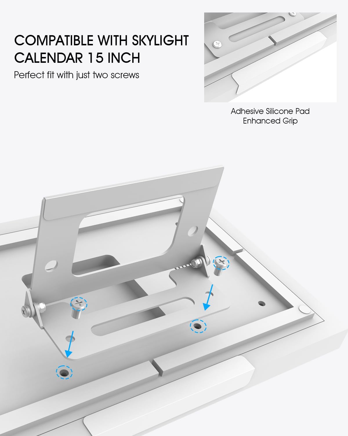Adjustable Stand for Skylight Calendar 15 Inch (Gen 1) – Heavy-Duty Metal, Infinite Tilt Adjustment – Premium Accessory (Not Compatible with 15 Inch Gen 2)