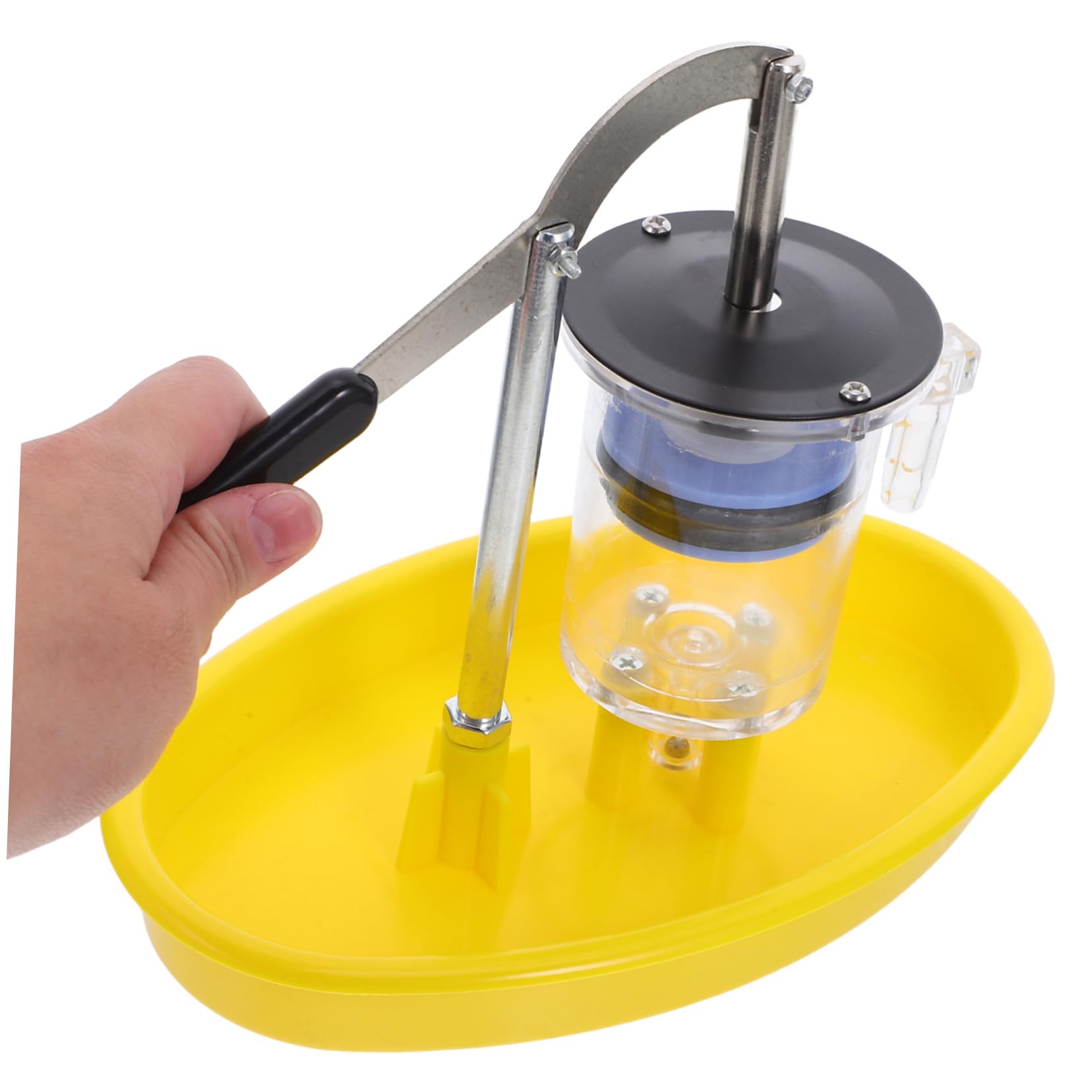 Abaodam Pompa Manuale per Esperimenti Scientifici in Acciaio Inossidabile e Plastica, Simulazione Realistica e Creatività per Attività Stem in Aula