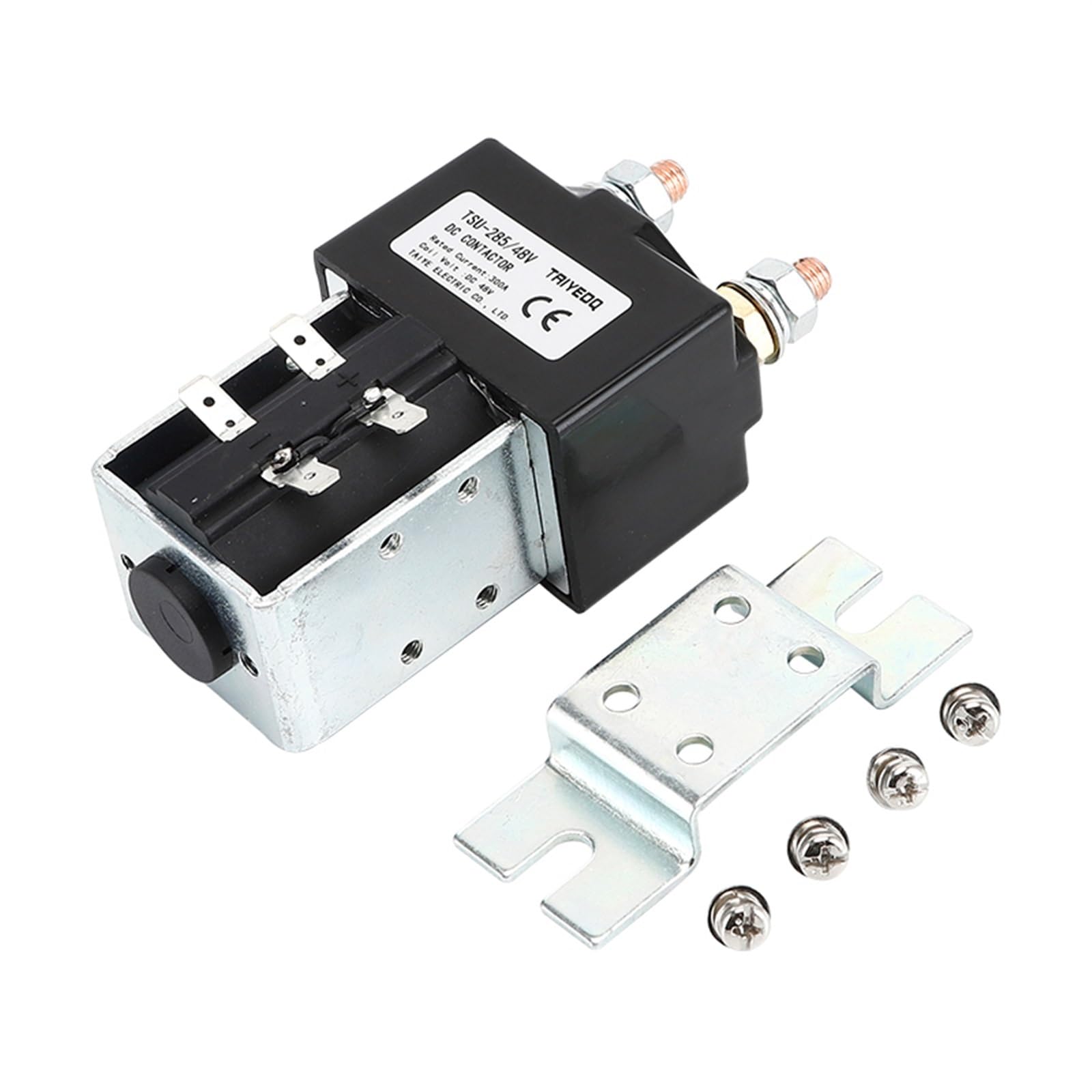 Contactor 300A 12VDC 24V 36V 48V 60V 72V Uso for maquinaria de ingeniería Batería Coche Carretilla elevadora eléctrica DC(48v)