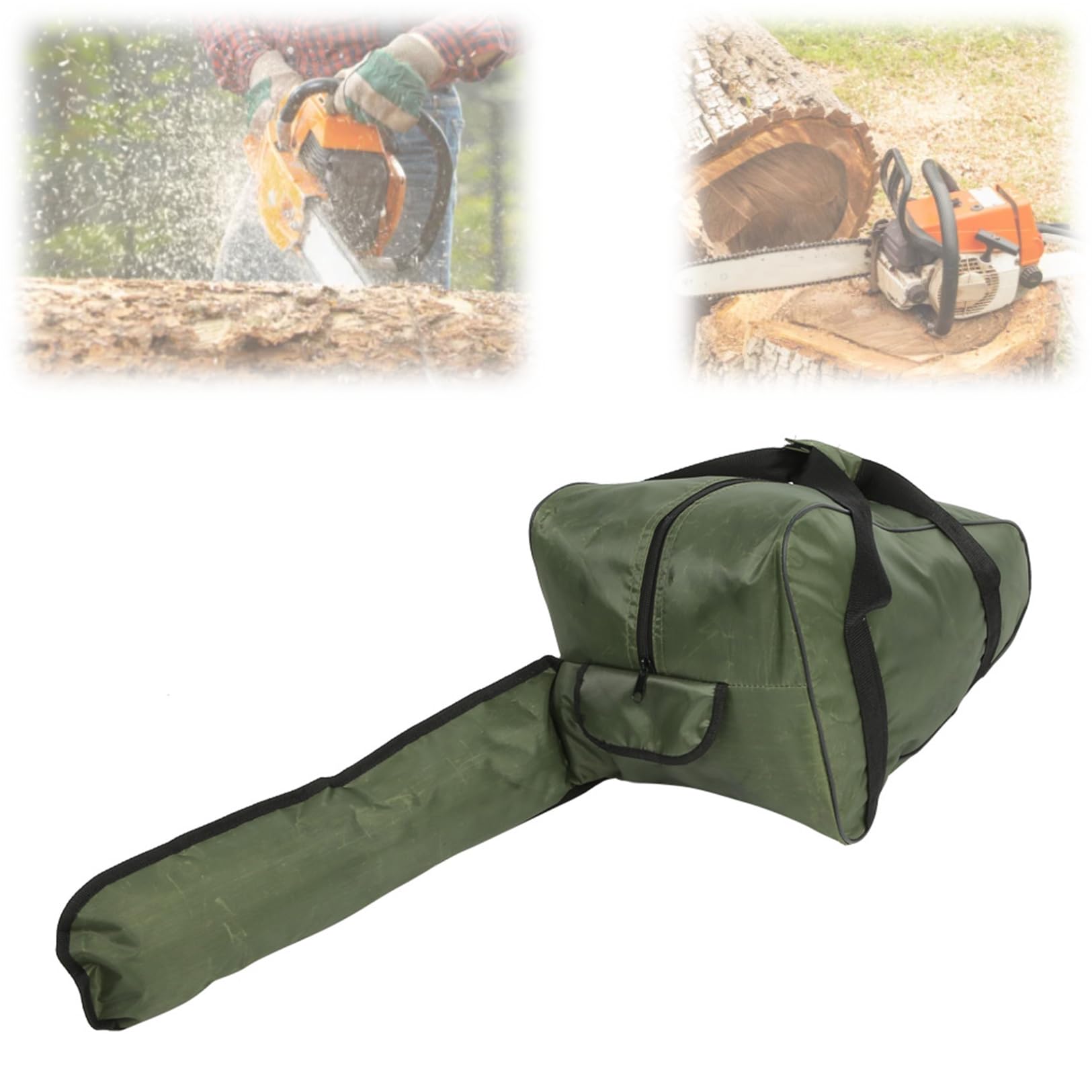 Borsa Per Trasporto Motosega - Custodia Impermeabile In Poliestere 600D, Per Fino A 50.8cm - Foto 5