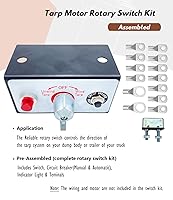 Vista 2 de Kit de interruptor giratorio de motor de lona que reemplaza a ATPRS1 5540710 9421-12 VDC 50 amperios