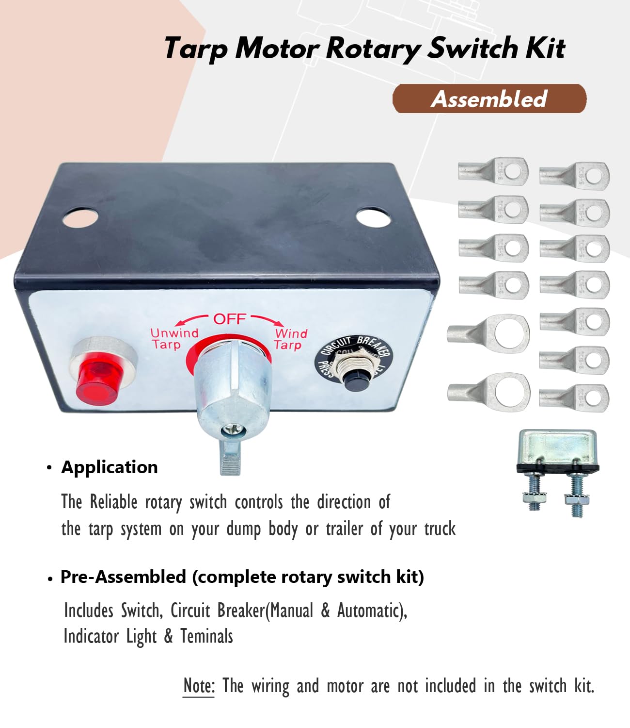 Tarp Motor Rotary Switch Kit Replaces ATPRS1 5540710 9421-12