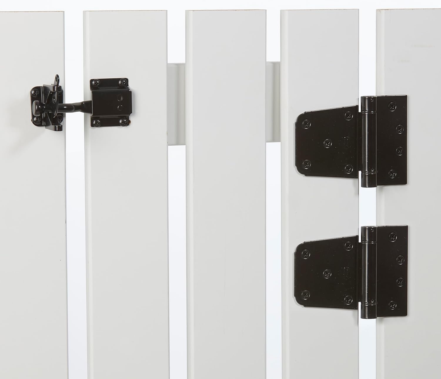 National Hardware N343-475 Self-Closing Gate Kit in Black