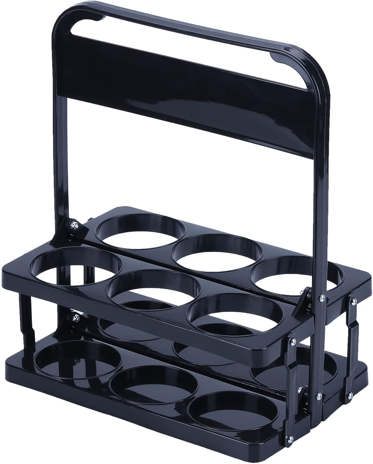 Foldable Cup Holder with Handle, Plastic Drink Delivery