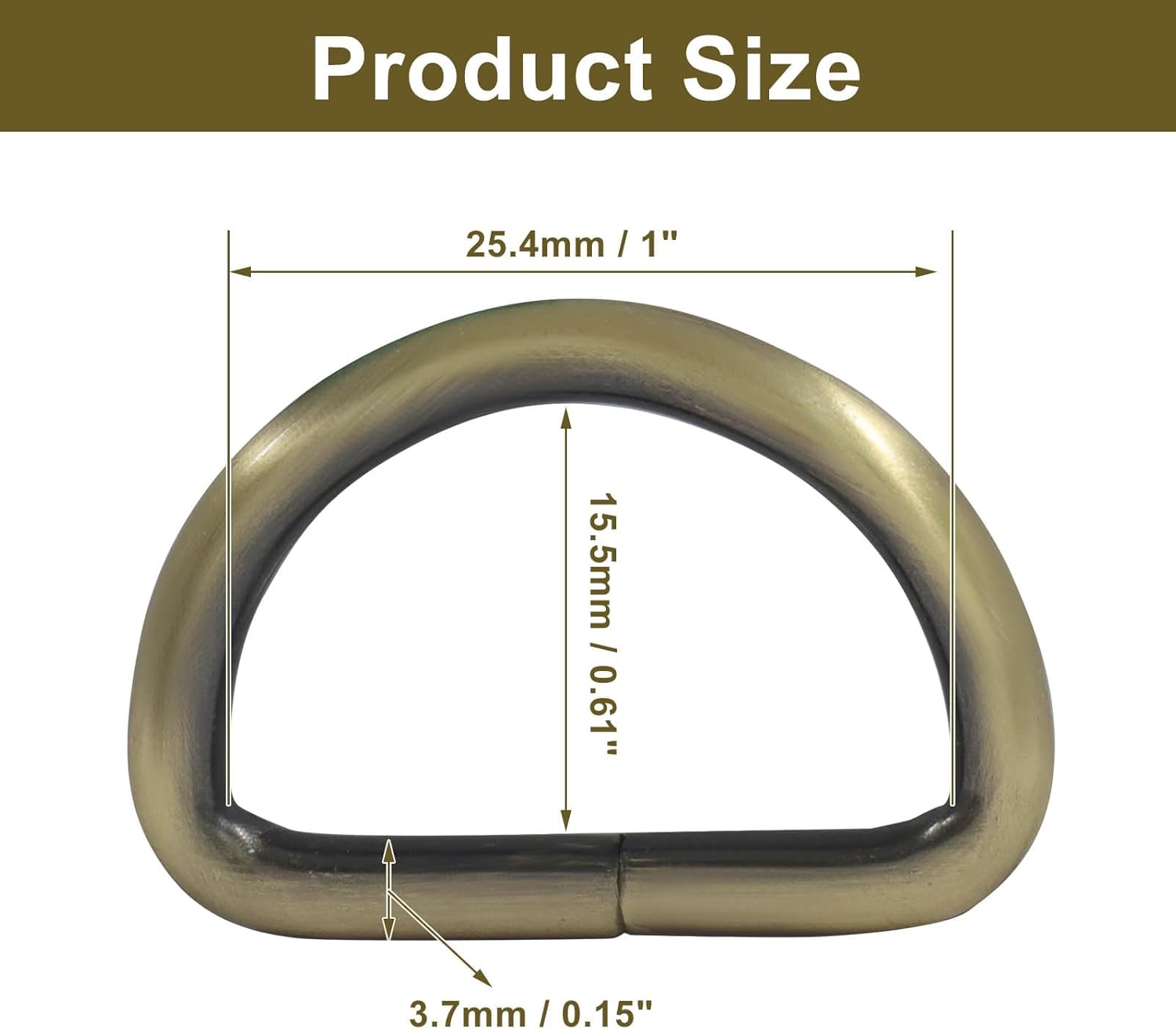 Welded Semi-Circular D Ring - Image 5