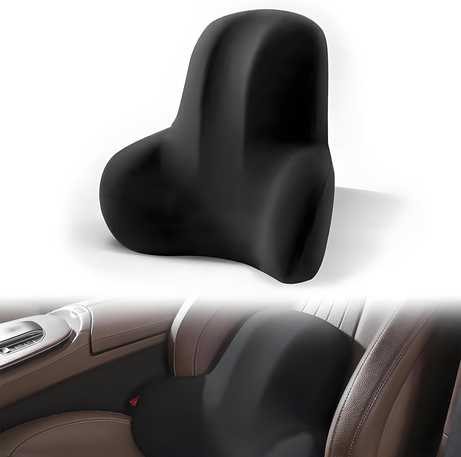 VAPORVERSE Lumbar Support Pillow for Seat Cupra Formentor VZ5 2020-2022 2023, Memory Foam Back Support Cushion Lumbar Support, Car Seat Ergonomic Streamline