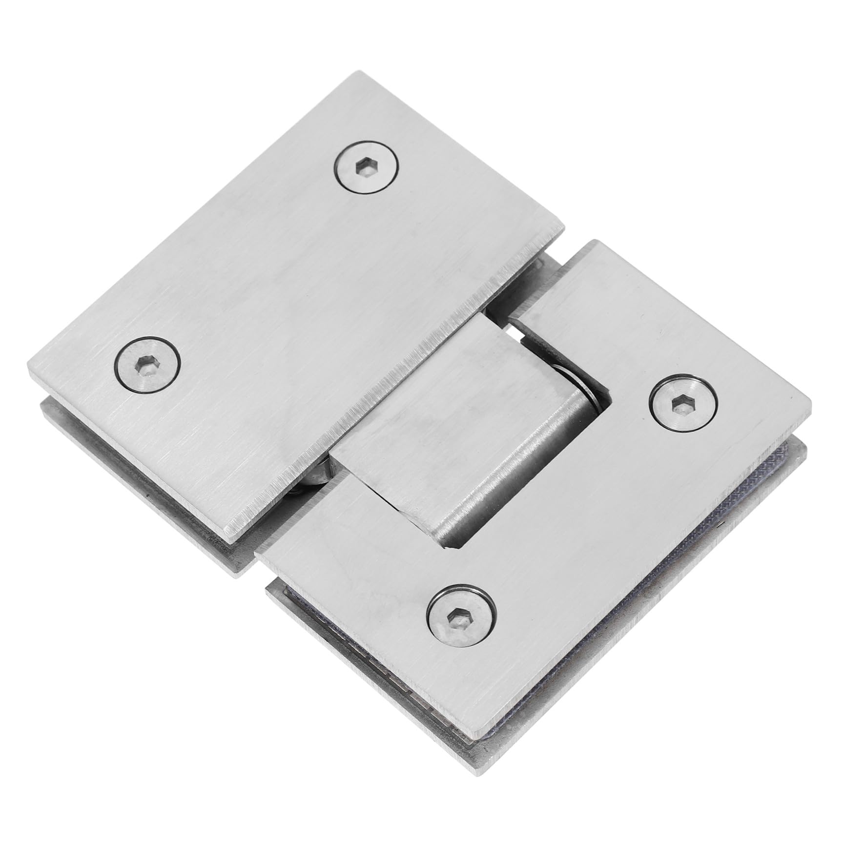 Charnière porte verre installation facile et mécanisme compact pour salle de bain
