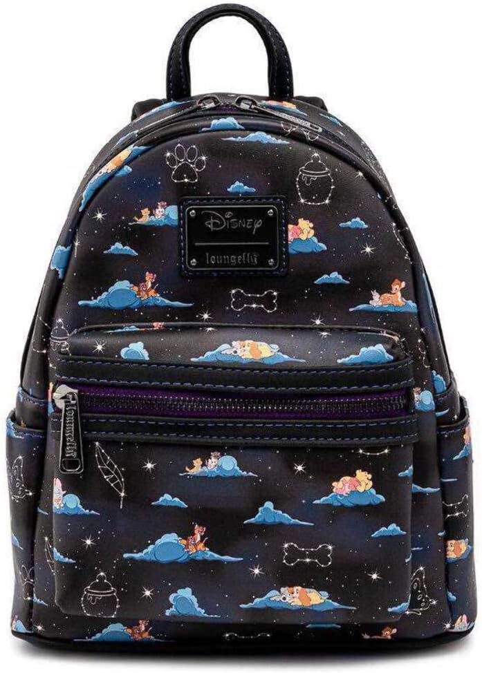LoungeflyDisney Classic Clouds AOP Mini Backpack by Loungefly