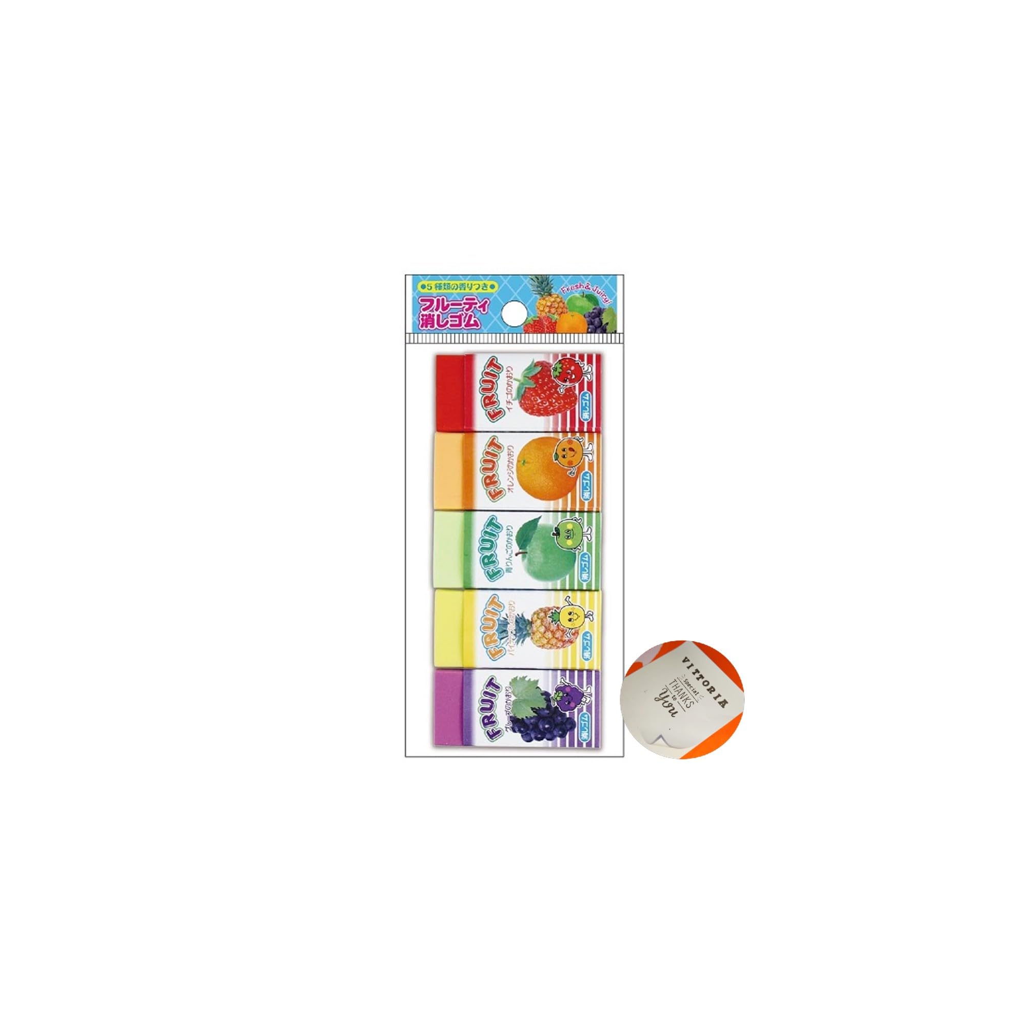 Amazon | 【Amazon限定セット】 フルーティー 消しゴム | 小学生