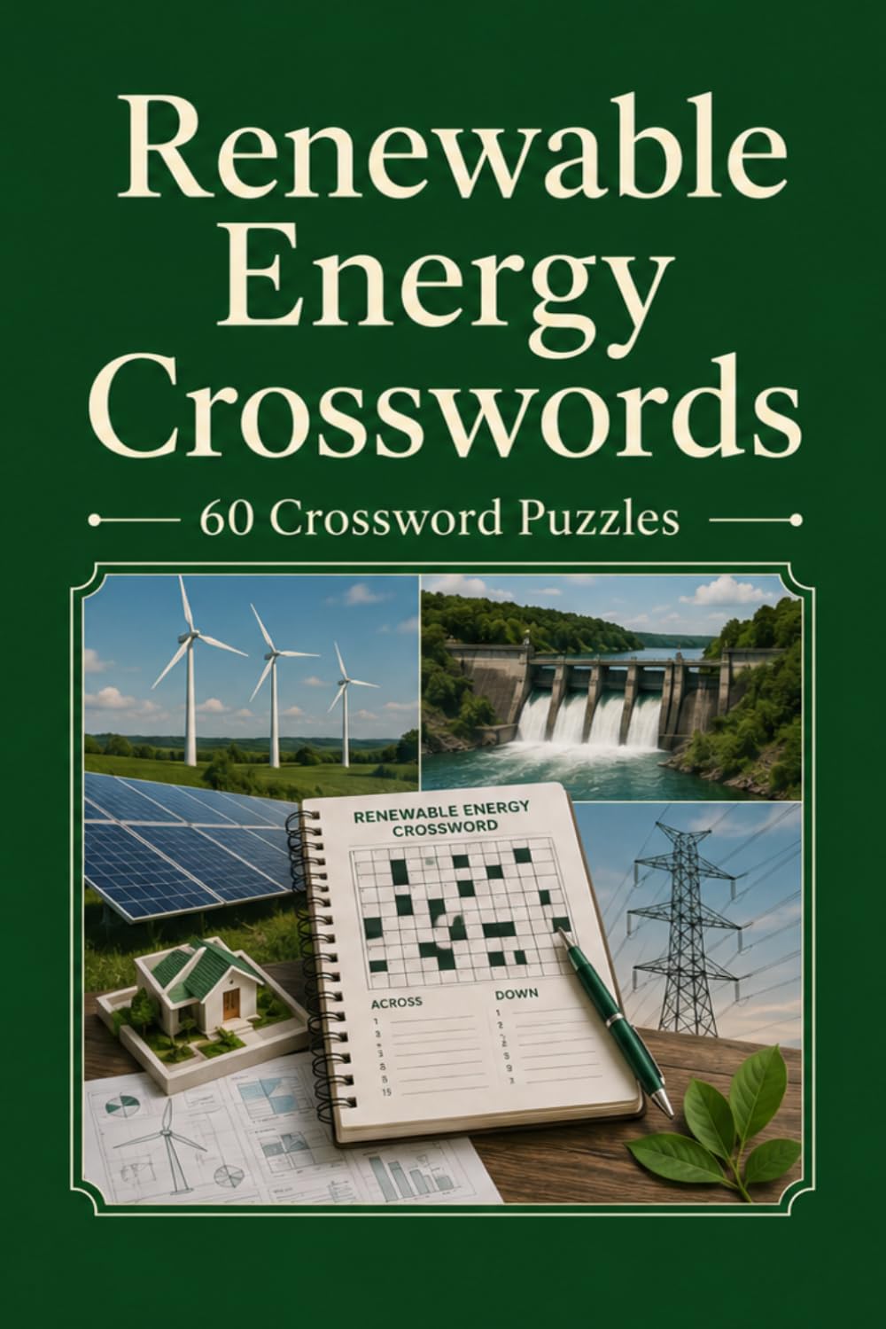 Renewable Energy Crosswords 60 Crossword Puzzles: | 6x9 Inches, 120 Pages | 60 crossword Puzzles | Solutions Included|