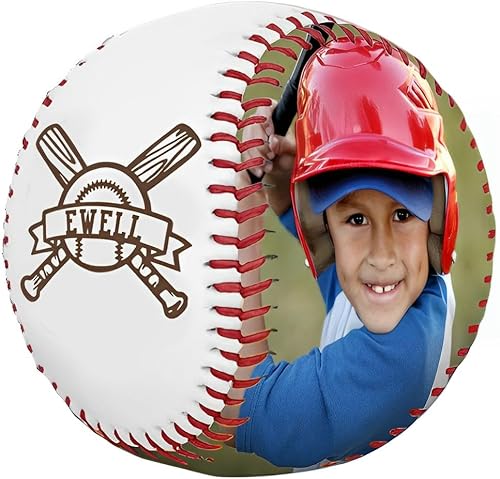 Día del Padre de béisbol personalizado  Foto personalizada y nombre del Día del Padre Interés Impreso Imagen de Béisbol Regalos para papá
