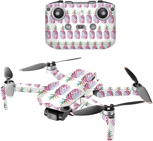 Miniatura 1 de MightySkins Compatible con DJI Mini 2 Dron portátil - Pineapple Lane  Funda protectora de vinilo duradera y única  Fácil de aplicar, quitar y