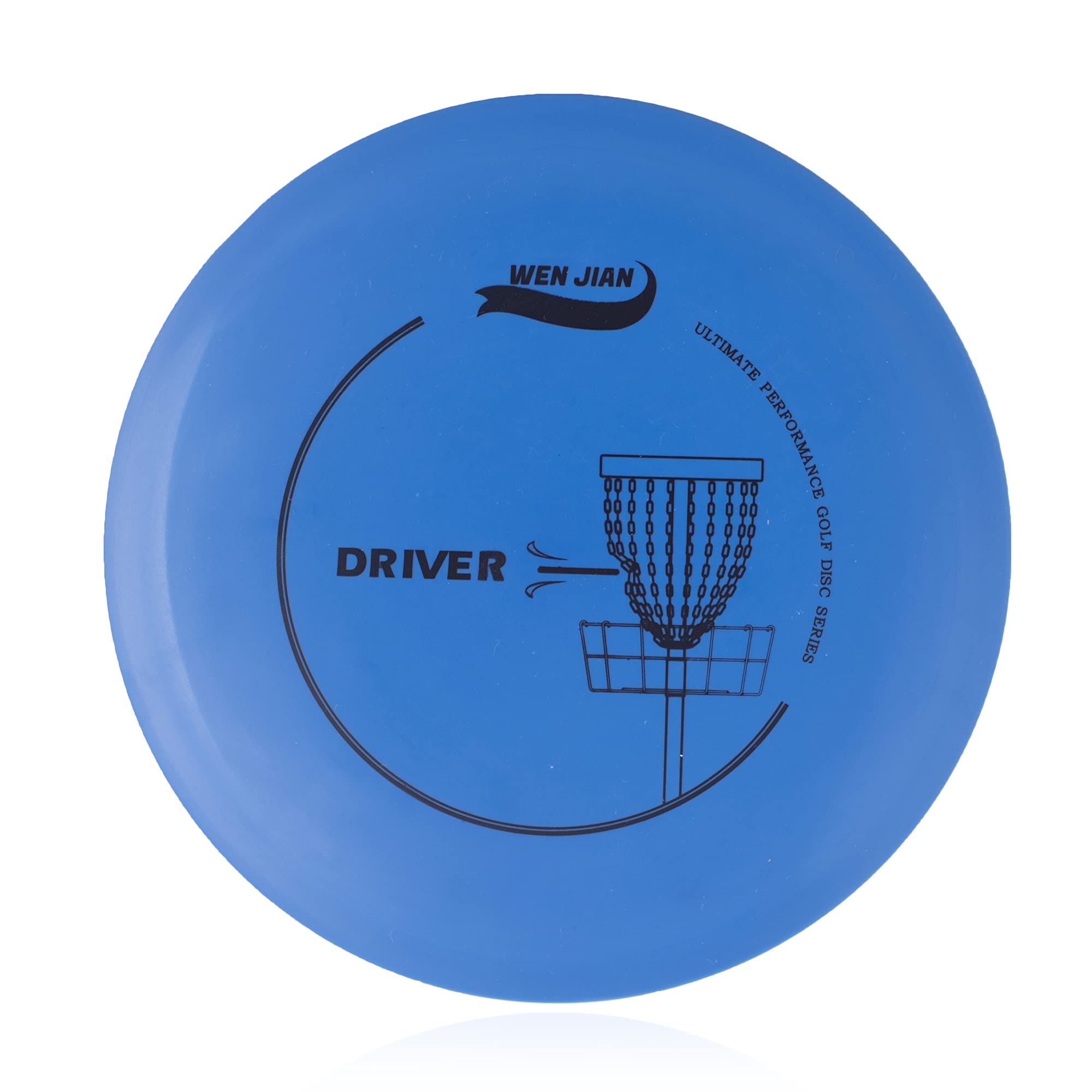 WEN JIAN Disc Golf Starter Set, Disc Golf Set, Disc Golf Beginner Set with 6 Discs-2 PCS Driver, 2 PCS Mid Range, 2 PCS Putter, 1 Mini Marker